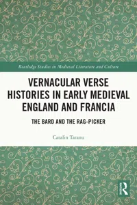 Vernacular Verse Histories in Early Medieval England and Francia_cover