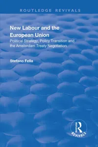 New Labour and the European Union_cover