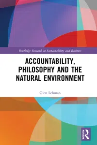 Accountability, Philosophy and the Natural Environment_cover