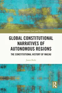 Global Constitutional Narratives of Autonomous Regions_cover