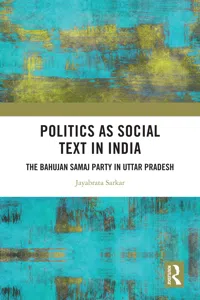 Politics as Social Text in India_cover