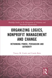 Organizing Logics, Nonprofit Management and Change_cover