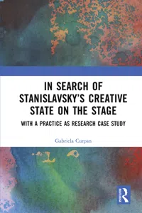 In Search of Stanislavsky's Creative State on the Stage_cover