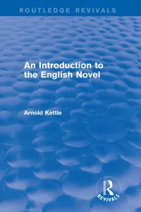 An Introduction to the English Novel_cover