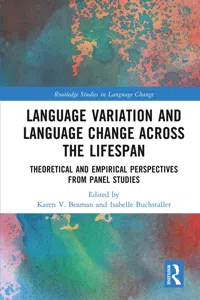 Language Variation and Language Change Across the Lifespan_cover