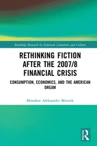 Rethinking Fiction after the 2007/8 Financial Crisis_cover