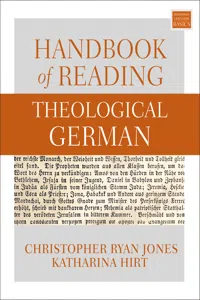 Handbook of Reading Theological German_cover