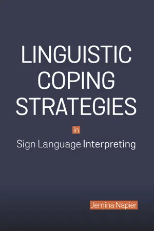 Linguistic Coping Strategies in Sign Language Interpreting