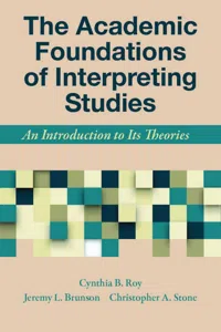 The Academic Foundations of Interpreting Studies_cover