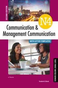 Communication & Management Communication N4 SB_cover