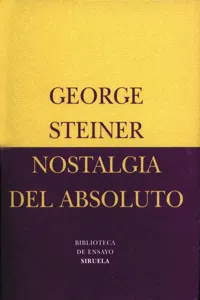 Nostalgia del absoluto_cover