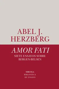 Amor fati. Siete ensayos sobre Bergen-Belsen_cover