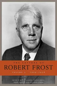 The Letters of Robert Frost_cover