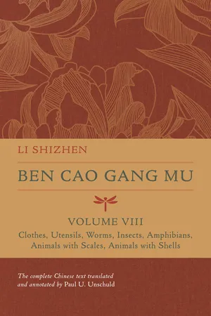 Ben cao gang mu: 16th Century Chinese Encyclopedia of Materia Medica and Natural History