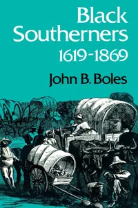 Black Southerners, 1619-1869_cover