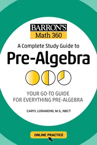 Barron's Math 360: A Complete Study Guide to Pre-Algebra with Online Practice_cover