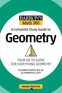 Barron's Math 360: A Complete Study Guide to Geometry with Online Practice_cover