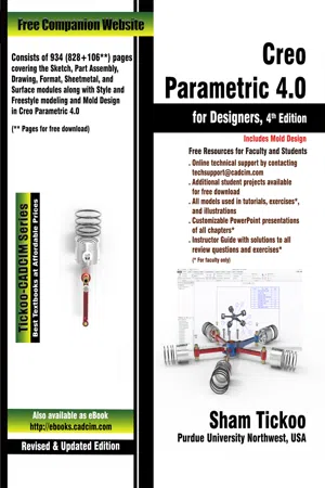Creo Parametric 4.0 for Designers, 4th Edition