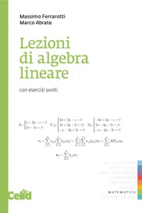 Lezioni di algebra lineare_cover