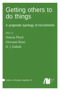 Getting others to do things : A pragmatic typology of recruitments_cover