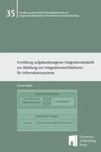 Ermittlung aufgabenbezogener Integrationsbedarfe zur Ableitung von Integrationsarchitekturen für Informationssysteme_cover