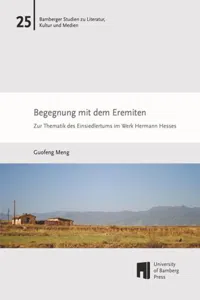 Begegnung mit dem Eremiten – Zur Thematik des Einsiedlertums im Werk Hermann Hesses_cover