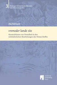 vremeder lande site : Konstruktionen von Fremdheit in den mittelalterlichen Bearbeitungen des Tristan-Stoffes_cover