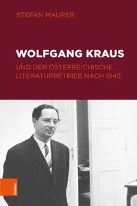 Wolfgang Kraus und der österreichische Literaturbetrieb nach 1945_cover