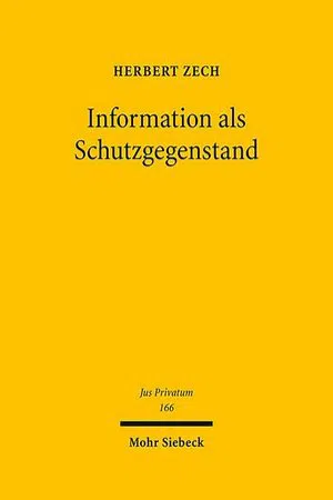 Information als Schutzgegenstand