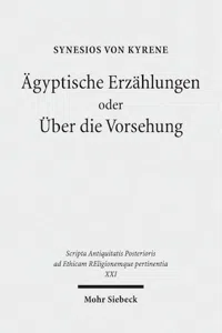 Ägyptische Erzählungen oder Über die Vorsehung_cover