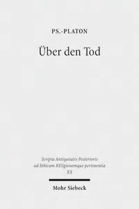 Über den Tod : Ps.-Platon_cover