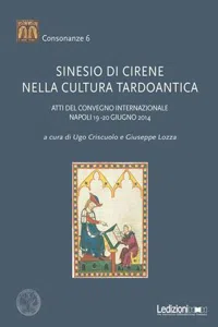 Sinesio di Cirene nella cultura tardoantica : Atti del convegno internazionale Napoli 19-20 giugno 2004_cover