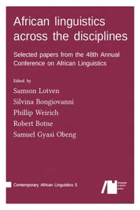 African linguistics across the disciplines : Selected papers from the 48th Annual Conference on African Linguistics_cover