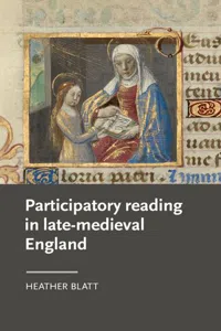 Participatory reading in late-medieval England_cover