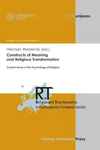 Constructs of Meaning and Religious Transformation : Current Issues in the Psychology of Religion_cover