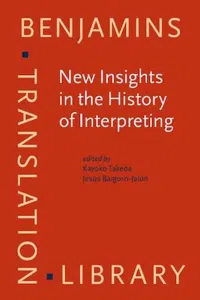New Insights in the History of Interpreting :_cover