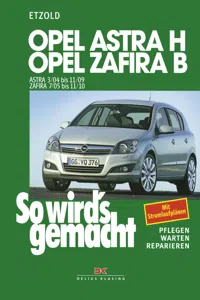 Opel Astra H 3/04-11/09, Opel Zafira B 7/05-11/10_cover