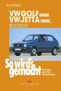 VW Golf II Diesel 9/83-6/92, Jetta Diesel 2/84-9/91_cover