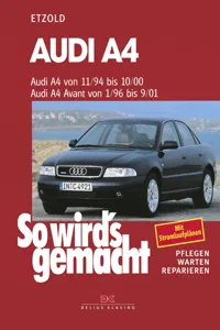 Audi A4 von 11/94-10/00, Avant von 1/96-9/01_cover