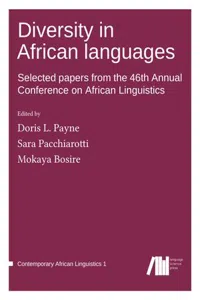 Diversity in African languages : Selected papers from the 46th Annual Conference on African Linguistics_cover