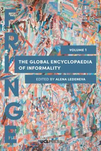 The Global Encyclopaedia of informality, Volume 1_cover