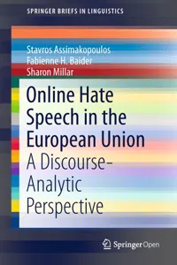 Online Hate Speech in the European Union: A Discourse-Analytic Perspective_cover