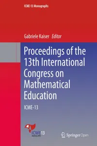 Proceedings of the 13th International Congress on Mathematical Education: ICME-13_cover