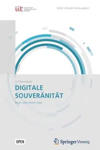 Digitale Souveränität: Bürger | Unternehmen | Staat_cover