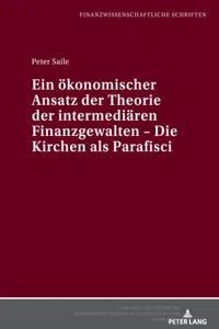 Ein oekonomischer Ansatz der Theorie der intermediaeren Finanzgewalten - Die Kirchen als Parafisci_cover