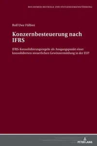 Konzernbesteuerung nach IFR_cover
