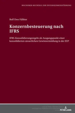 Konzernbesteuerung nach IFRS (Volume 73.0)