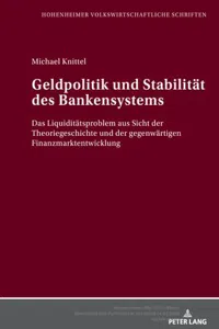 Geldpolitik und Stabilitaet des Bankensystems_cover