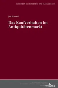 Das Kaufverhalten im Antiquitaetenmarkt_cover