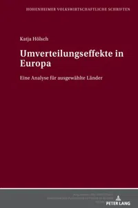 Umverteilungseffekte in Europa_cover